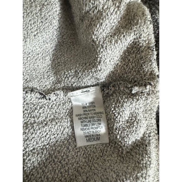 Zip-Up Gray Sweatshirt Jacket Size M - Picture 4 of 4